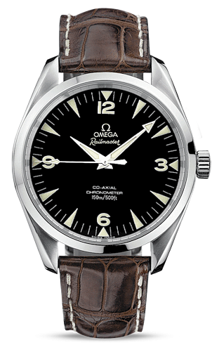 Omega Seamaster Aqua Terra 150M Co-Axial 42.2 Railmaster / Brown Alligator